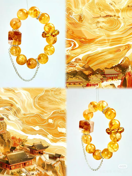Earth Element Customized crystal bracelet