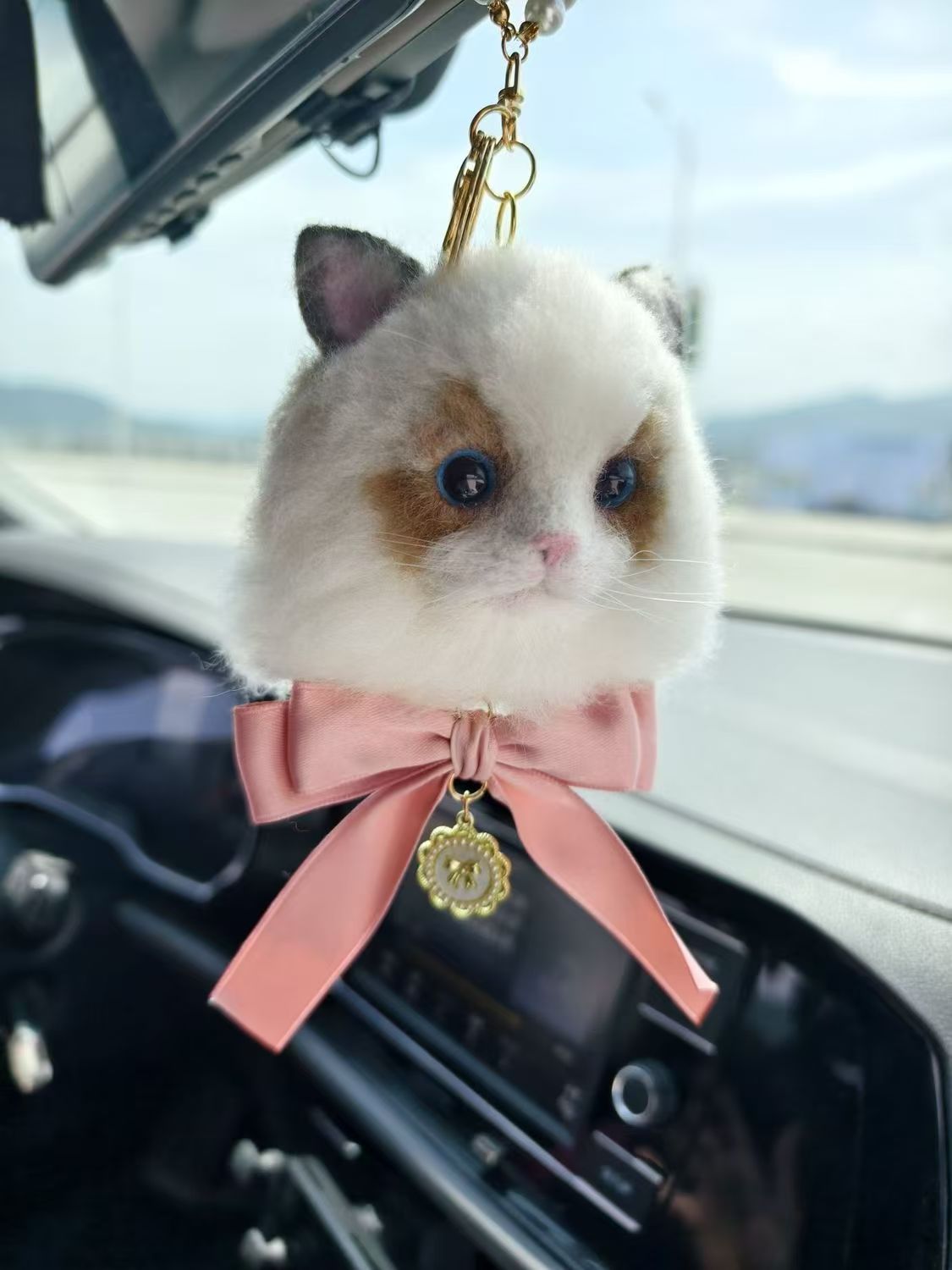 Custom Pet Needle Felted Keychains
