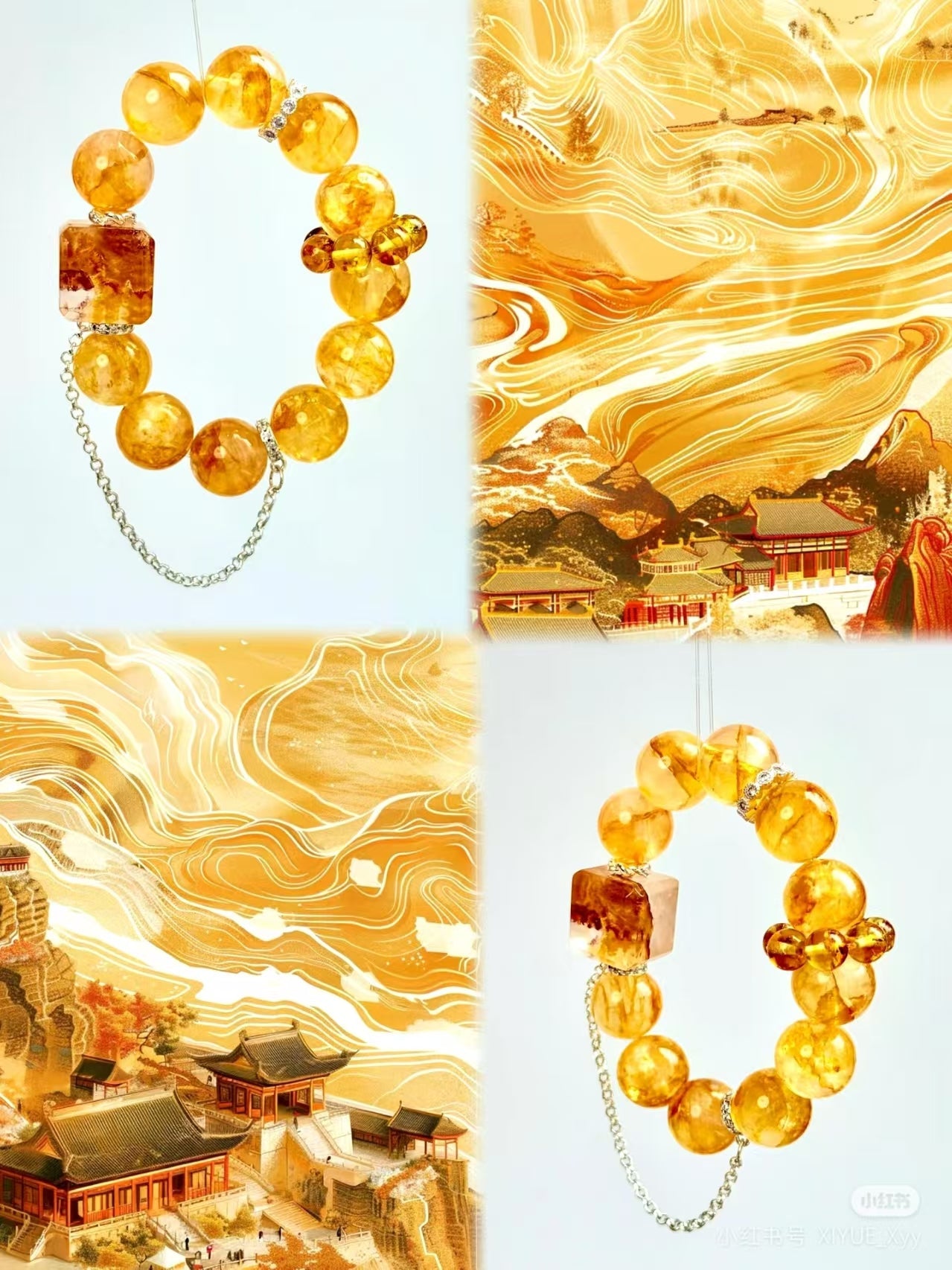 Earth Element Customized Crystal Bracelet